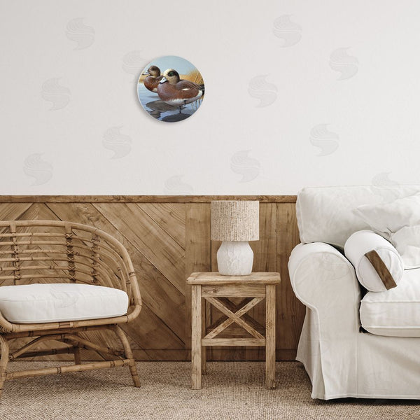 Stupell Industries Rod Lawrence | American Wigeons On Shore Wall Art