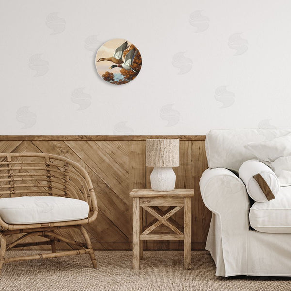 Stupell Industries Rod Lawrence | Autumn Wings Flying Ducks Wall Art