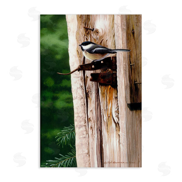 stupell industries Rod Lawrence | Bird on Rusty Perch Wall Art