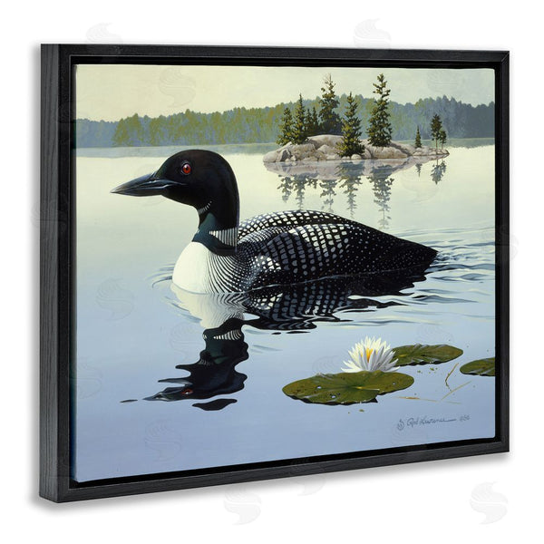 Stupell Industries Rod Lawrence | Duck In Vast Pond Wall Art