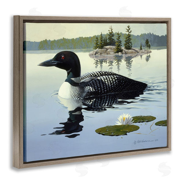 Stupell Industries Rod Lawrence | Duck In Vast Pond Wall Art