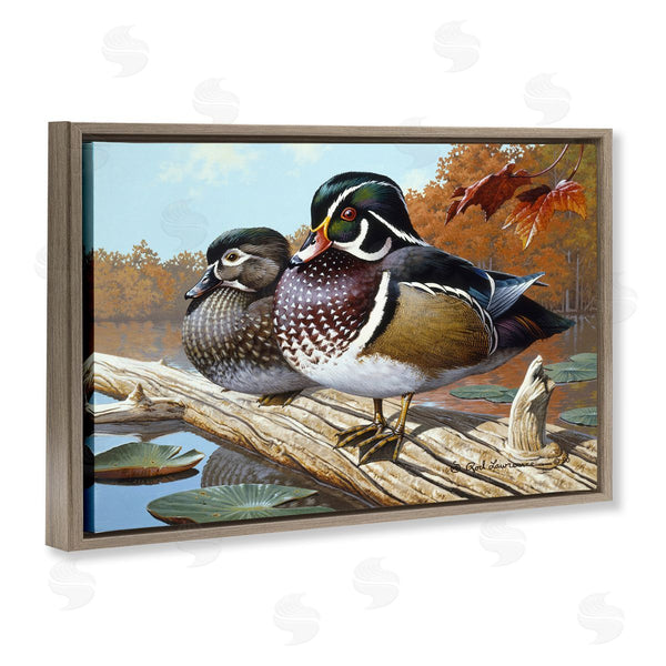 Stupell Industries Rod Lawrence | Duck Pair On Driftwood Wall Art