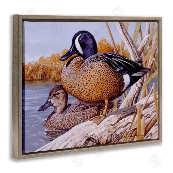Stupell Industries Rod Lawrence | Ducks At Pond's Edge Wall Art