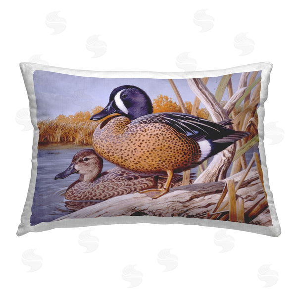 stupell industries Rod Lawrence | Ducks in Pond Nature