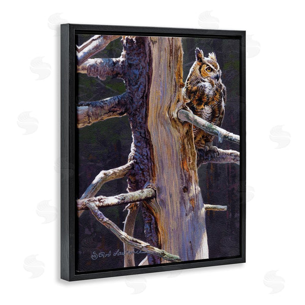 Stupell Industries Rod Lawrence | Owl In Rustic Tree Wall Art