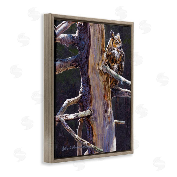 Stupell Industries Rod Lawrence | Owl In Rustic Tree Wall Art