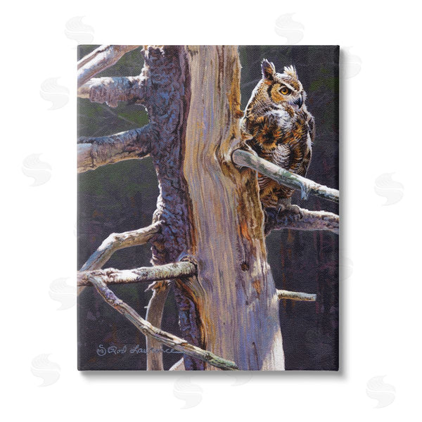stupell industries Rod Lawrence | Owl in Rustic Tree Wall Art