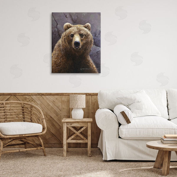 Stupell Industries Rod Lawrence | Surprised Bear Portrait Wall Art