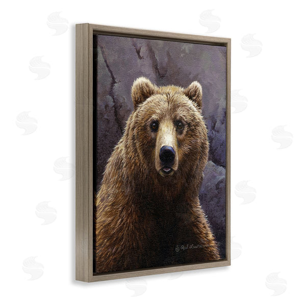 Stupell Industries Rod Lawrence | Surprised Bear Portrait Wall Art