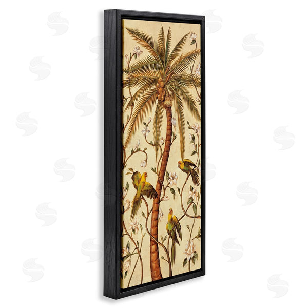 Stupell Industries Rodolfo Jimenez | Parrots & Curvy Palm Tree Wall Art