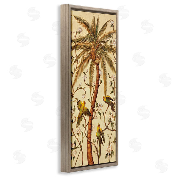 Stupell Industries Rodolfo Jimenez | Parrots & Curvy Palm Tree Wall Art