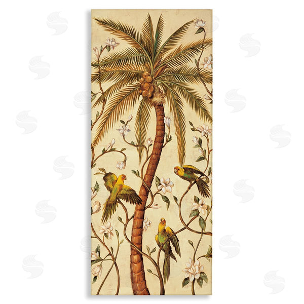 stupell industries Rodolfo Jimenez | Parrots & Curvy Palm Tree Wall Art