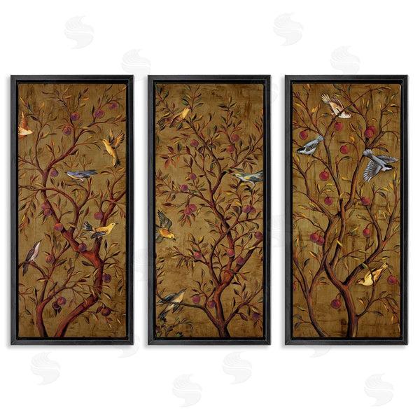 Stupell Industries Rodolfo Jimenez | Regal Plum Tree With Perched Birds Wall Art