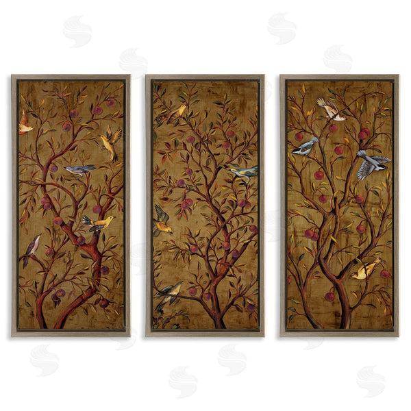Stupell Industries Rodolfo Jimenez | Regal Plum Tree With Perched Birds Wall Art
