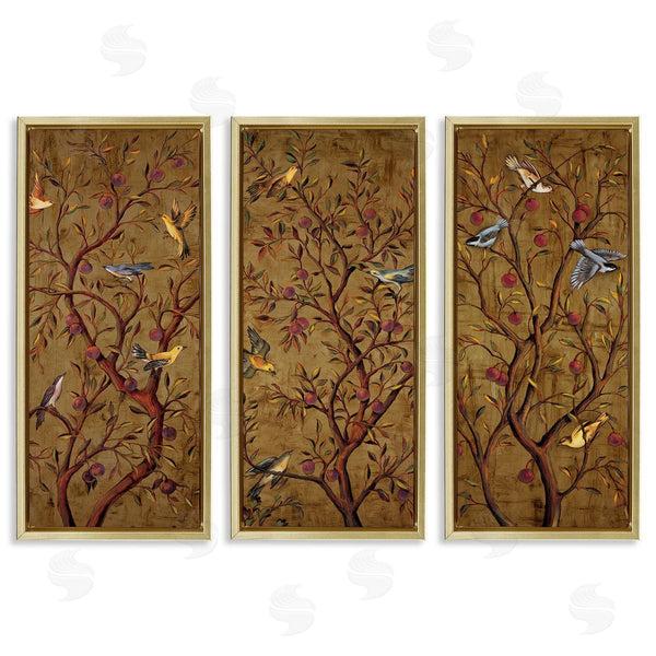 Stupell Industries Rodolfo Jimenez | Regal Plum Tree With Perched Birds Wall Art
