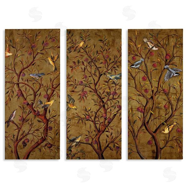 stupell industries Rodolfo Jimenez | Regal Plum Tree with Perched Birds Wall Art