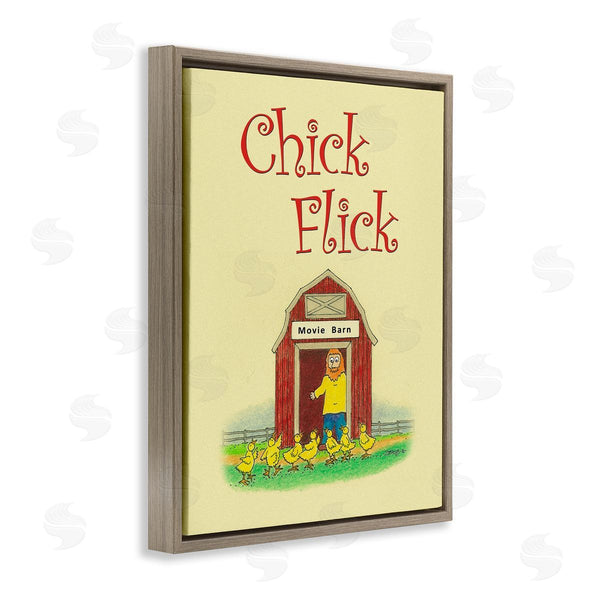 Stupell Industries Roger Straub | Chick Flick Vintage Pun