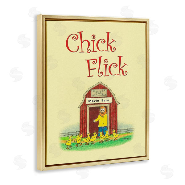 Stupell Industries Roger Straub | Chick Flick Vintage Pun