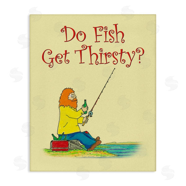 stupell industries Roger Straub | Do Fish Get Thirsty Humor