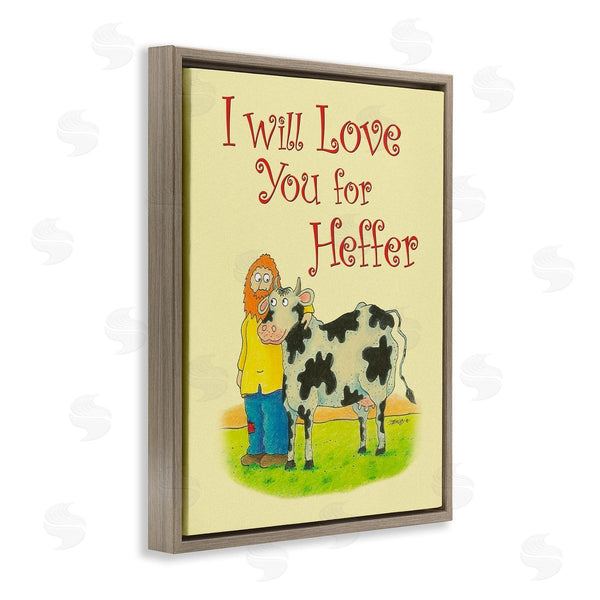 Stupell Industries Roger Straub | Love You For Heffer
