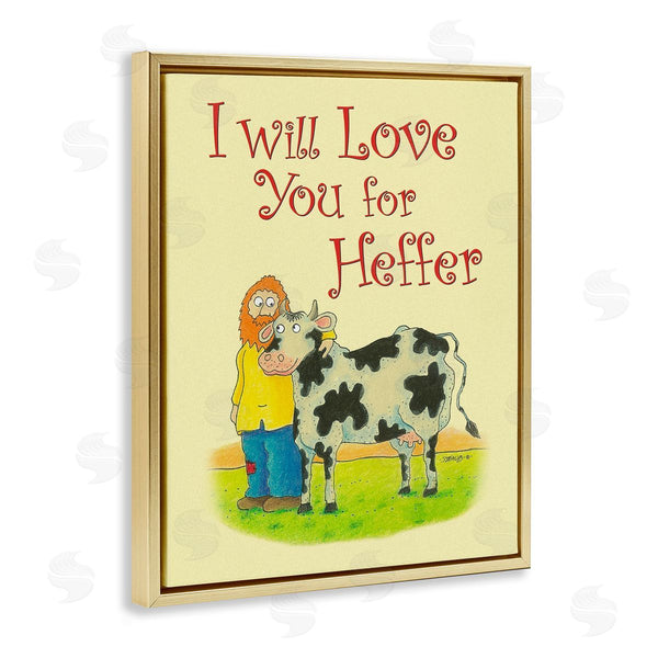 Stupell Industries Roger Straub | Love You For Heffer
