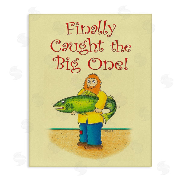 stupell industries Roger Straub | The Big One Fisherman