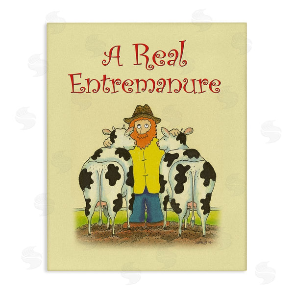 stupell industries Roger Straub | Vintage A Real Entremanure Wall Art
