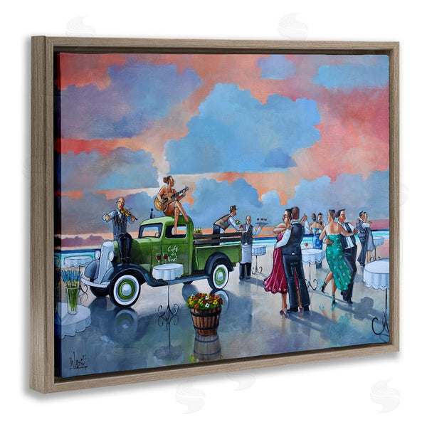 Stupell Industries Ronald West | Beach Ballroom Dance Wall Art