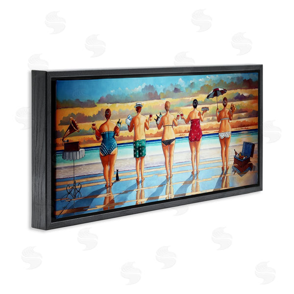 Stupell Industries Ronald West | Beach Friends Coastal Summer Fun Wall Art