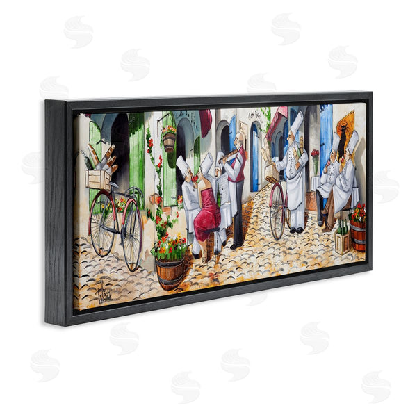 Stupell Industries Ronald West | Town Café Chefs Wall Art