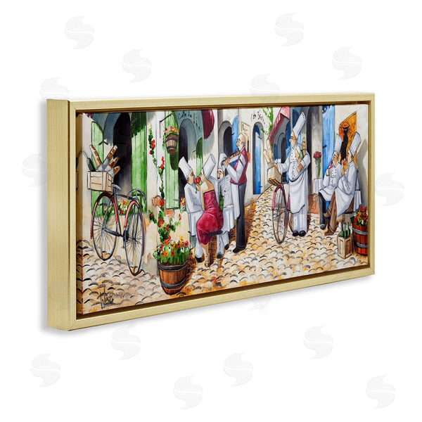 Stupell Industries Ronald West | Town Café Chefs Wall Art