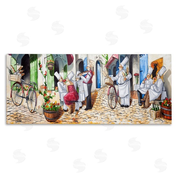 stupell industries Ronald West | Town Café Chefs Wall Art