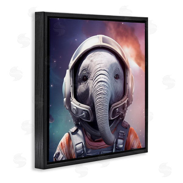 Stupell Industries Roozbeh | Astronaut Elephant Portrait Wall Art
