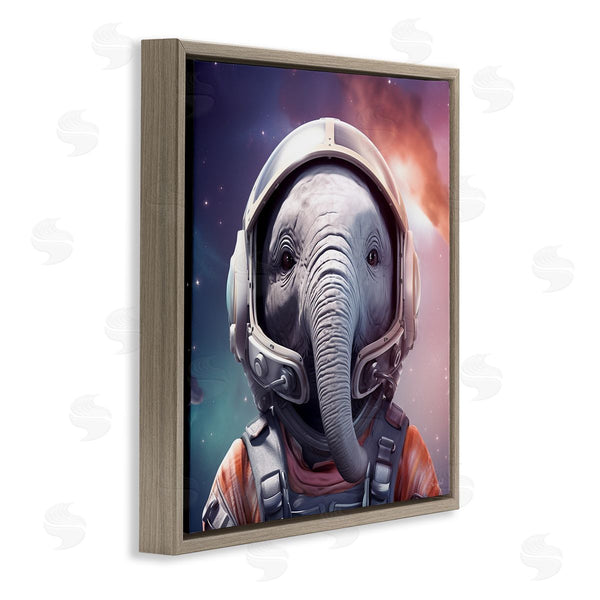 Stupell Industries Roozbeh | Astronaut Elephant Portrait Wall Art