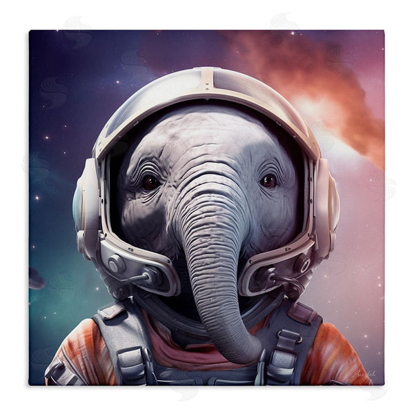 stupell industries Roozbeh | Astronaut Elephant Portrait Wall Art