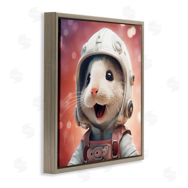 Stupell Industries Roozbeh | Astronaut Mouse Portrait
