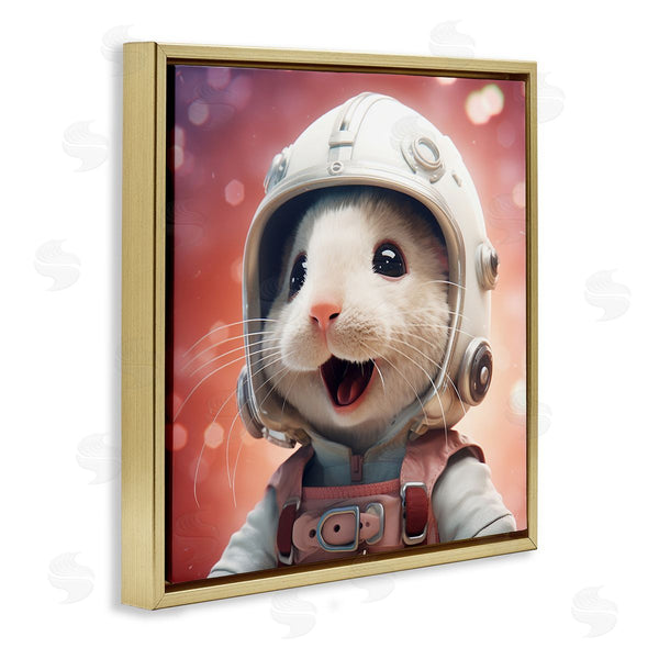 Stupell Industries Roozbeh | Astronaut Mouse Portrait Wall Art