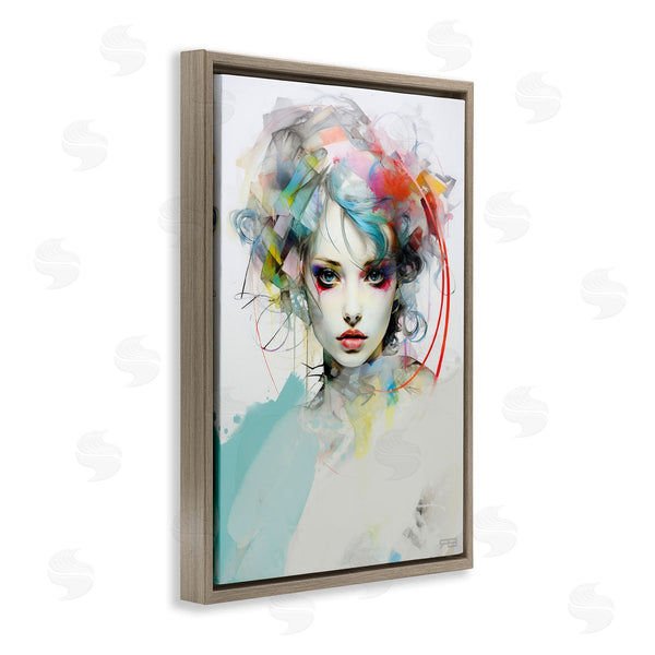 Stupell Industries Roozbeh Bahramali | Abstract Hair Visage