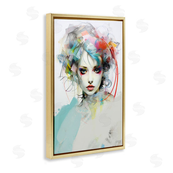 Stupell Industries Roozbeh Bahramali | Abstract Hair Visage