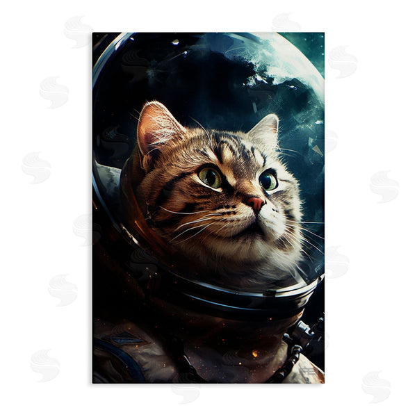 stupell industries Roozbeh Bahramali | Amazed Astronaut Cat