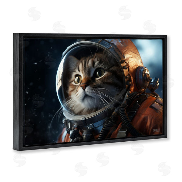Stupell Industries Roozbeh Bahramali | Astronaut Cat In Space