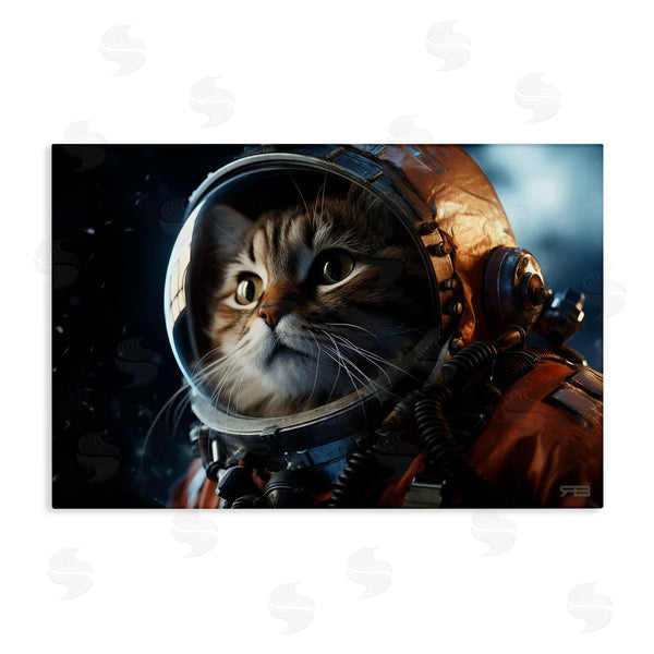 stupell industries Roozbeh Bahramali | Astronaut Cat in Space