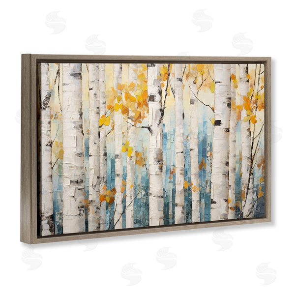 Stupell Industries Roozbeh Bahramali | Autumn Birch Forest