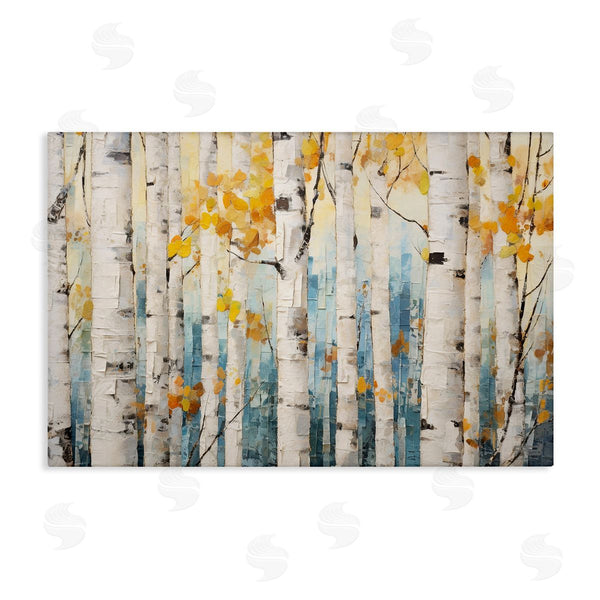 stupell industries Roozbeh Bahramali | Autumn Birch Forest