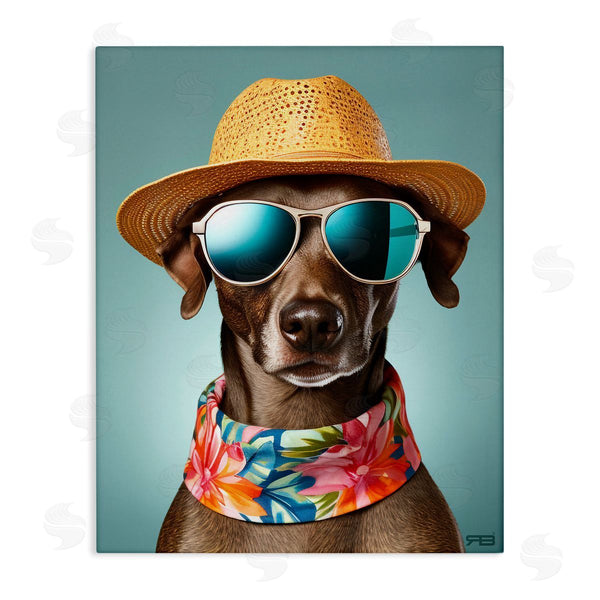 stupell industries Roozbeh Bahramali | Beach Ready Pup