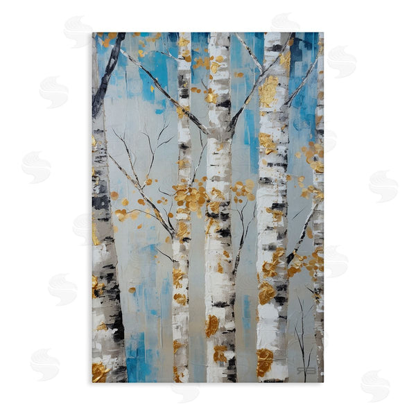 stupell industries Roozbeh Bahramali | Birch Trees Foliage