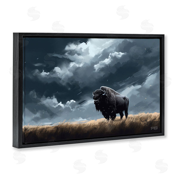 Stupell Industries Roozbeh Bahramali | Bison Silhouette With Clouds