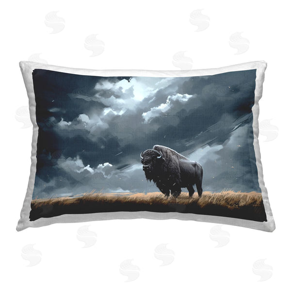 stupell industries Roozbeh Bahramali | Bison Silhouette with Clouds