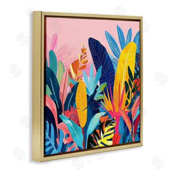 Stupell Industries Roozbeh Bahramali | Bold Tropical Jungle Leaves