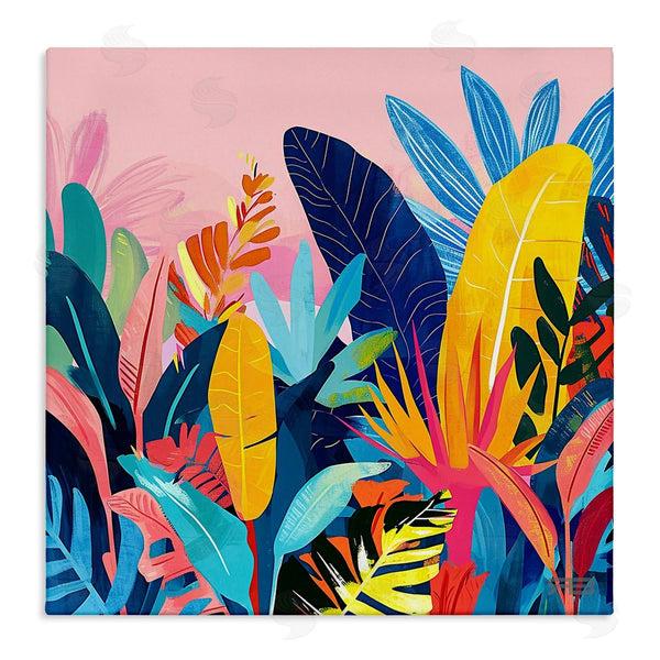 stupell industries Roozbeh Bahramali | Bold Tropical Jungle Leaves